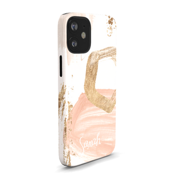 Blush & Gold Personalized Phone Case