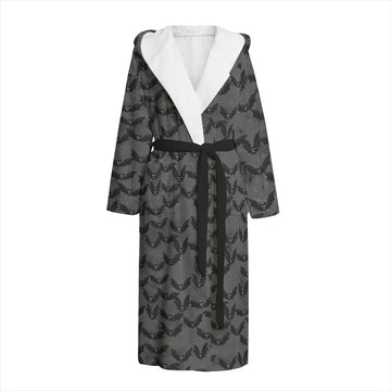 Black and Grey Bat Dressing Gown,TS-L-923