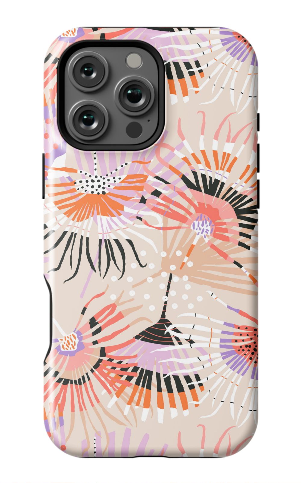 Abstract Floral Burst Phone Case