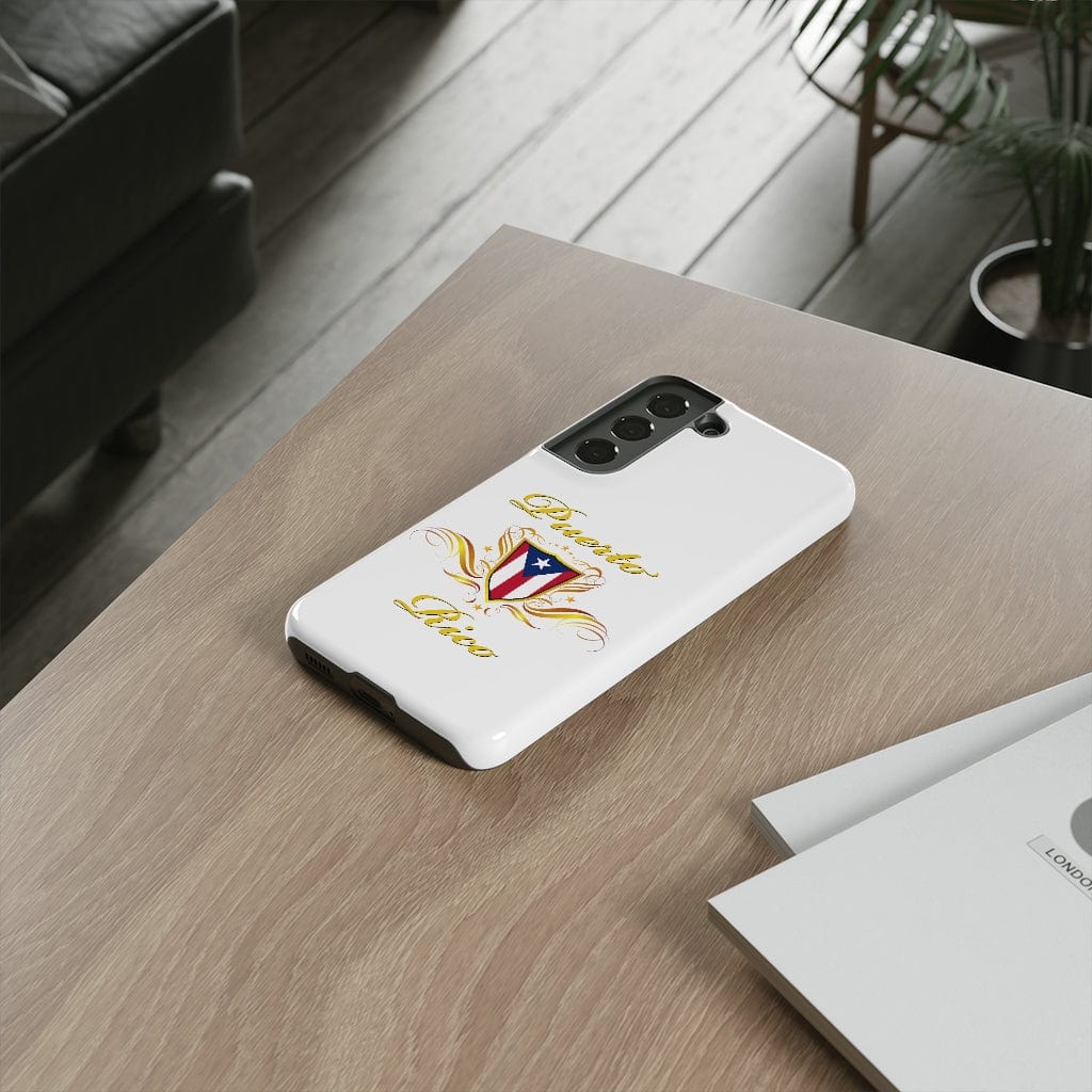 Custom Phone Cases - Classic Crest White