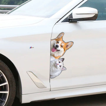 Custom Dog Car Window Decals,Gift For Dog Lover,WD-A-528