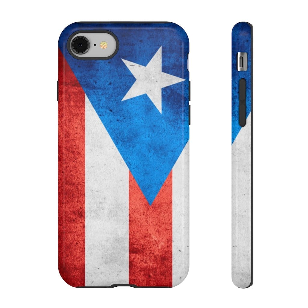 Custom Phone Cases - Distressed Puerto Rican Flag