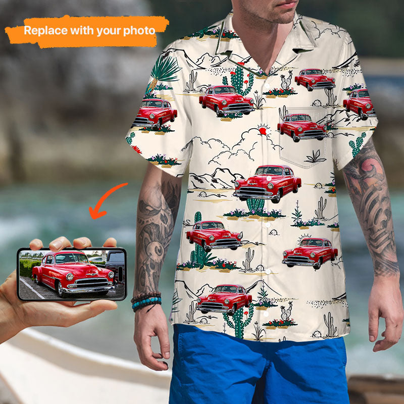 Custom Car Photo, Personalized Car Hawaiian Shirt,HS-MR-445