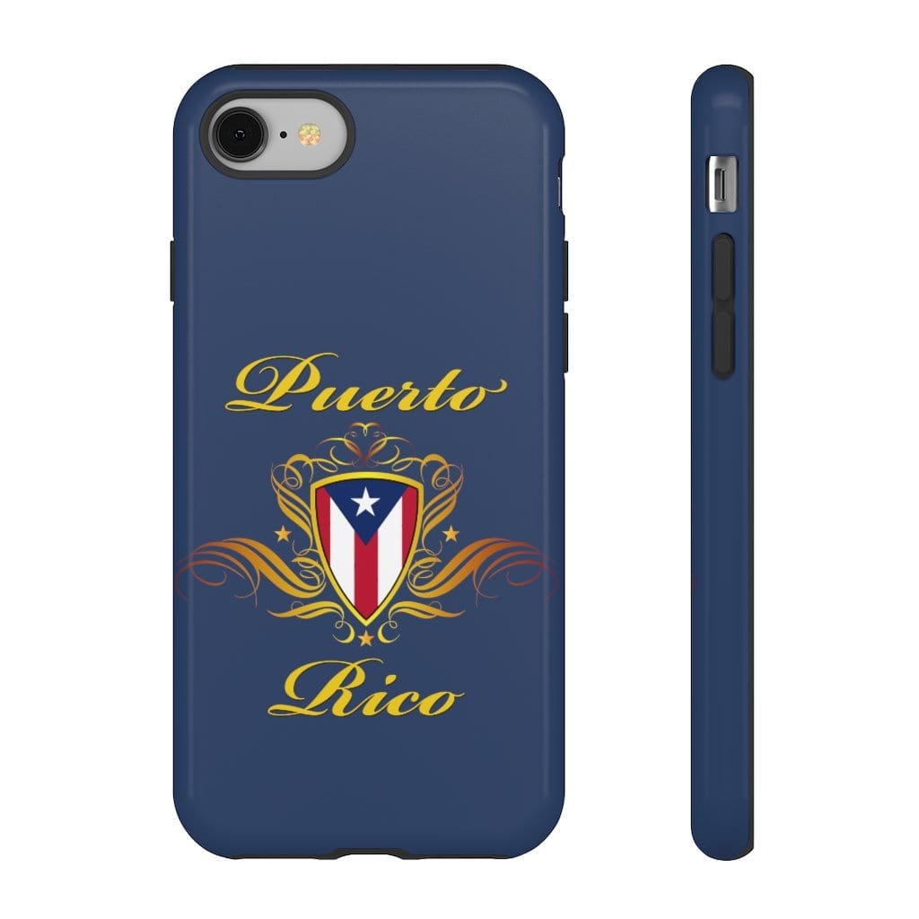 Custom Phone Cases - Modern Crest Blue