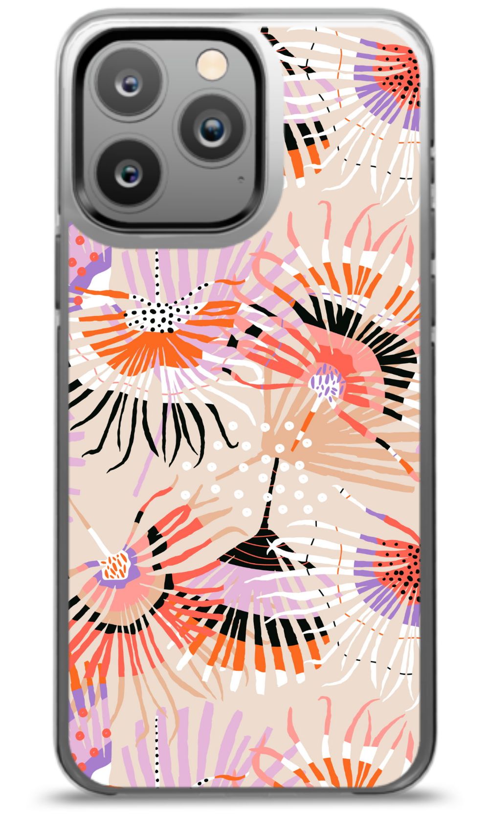 Abstract Floral Burst Phone Case