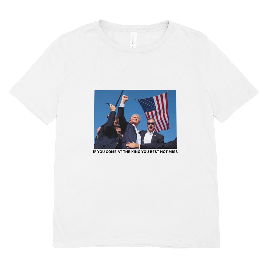 American Toughness on Rally, 2024 new product unisex Tee my forever idol,TS-T-582