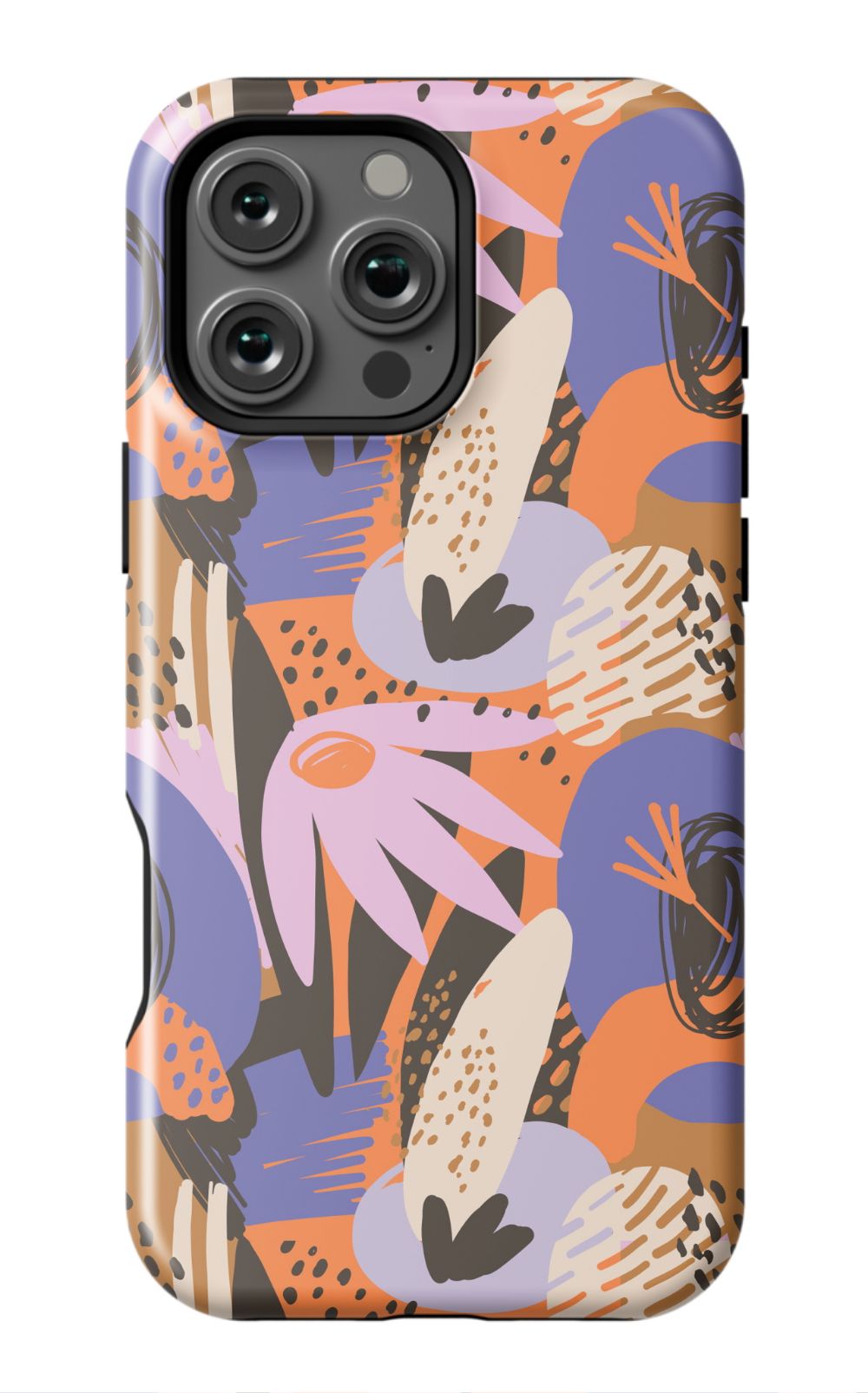 Abstract Floral Fusion Phone Case