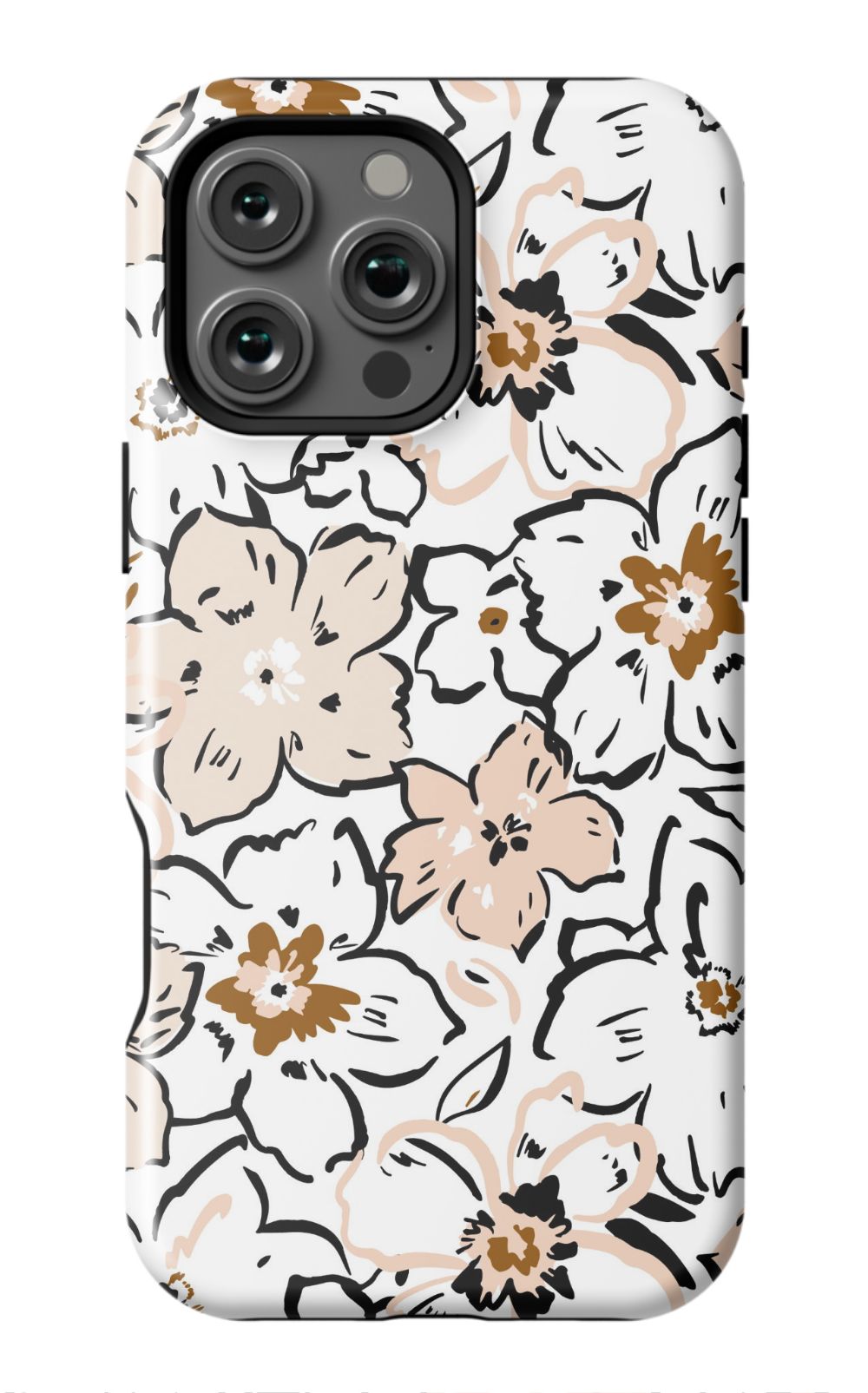 Floral Sketch Phone Case