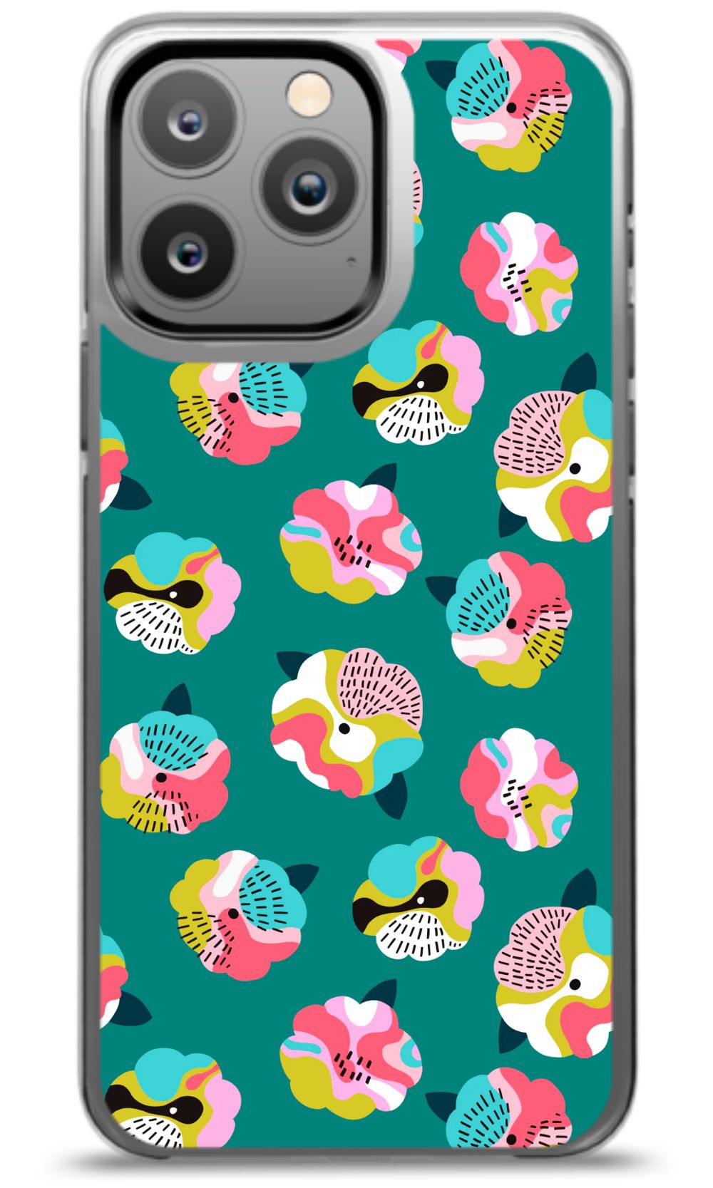 Colorful Abstract Floral Phone Case