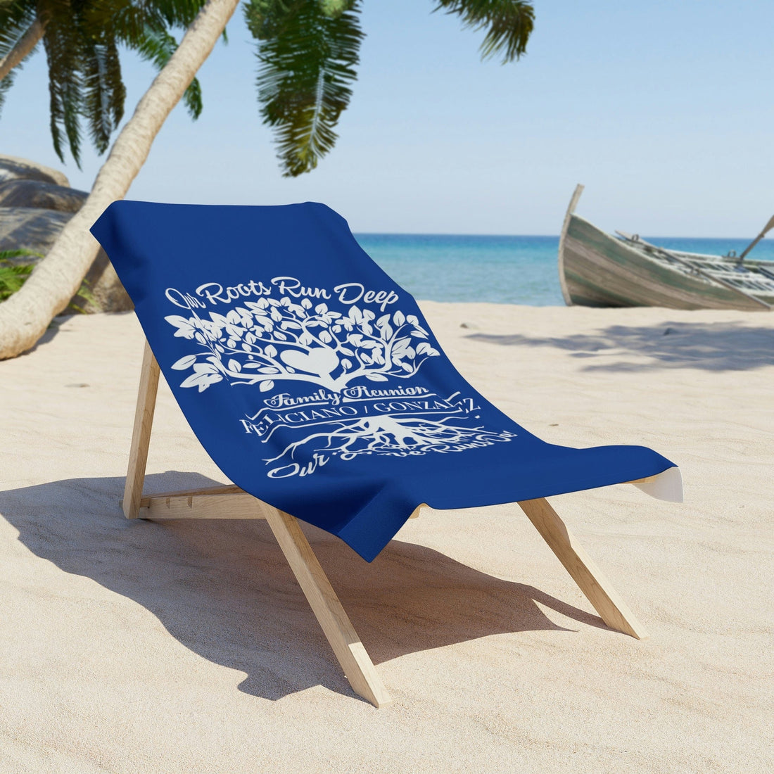 Blue Beach Towel