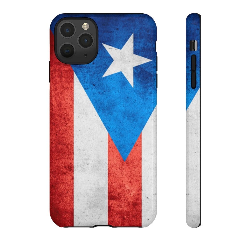 Custom Phone Cases - Distressed Puerto Rican Flag