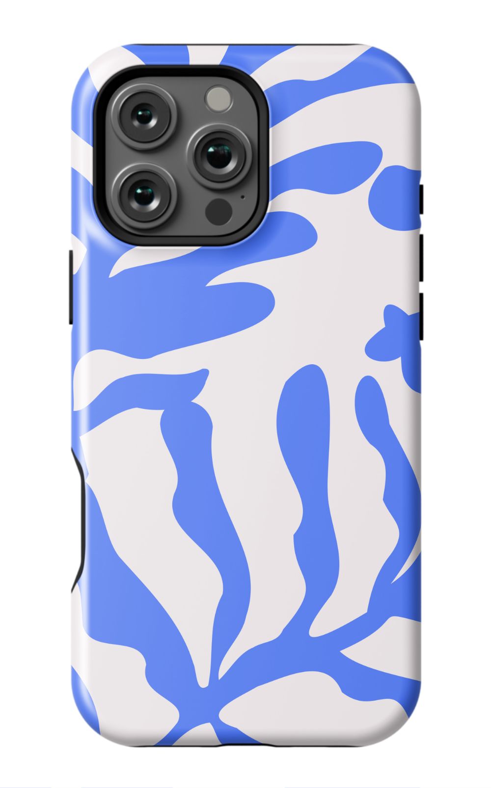 Blue Abstract Waves Phone Case