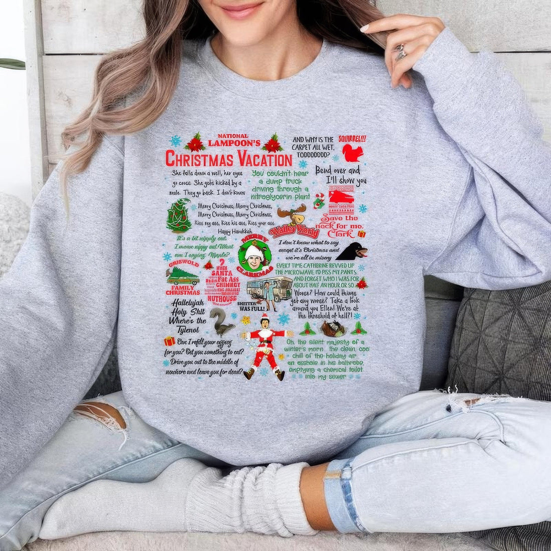 Christmas Vacation Movie Character T-Shirt,Crewneck,Hoodie,Christmas Gift,TS-C-944