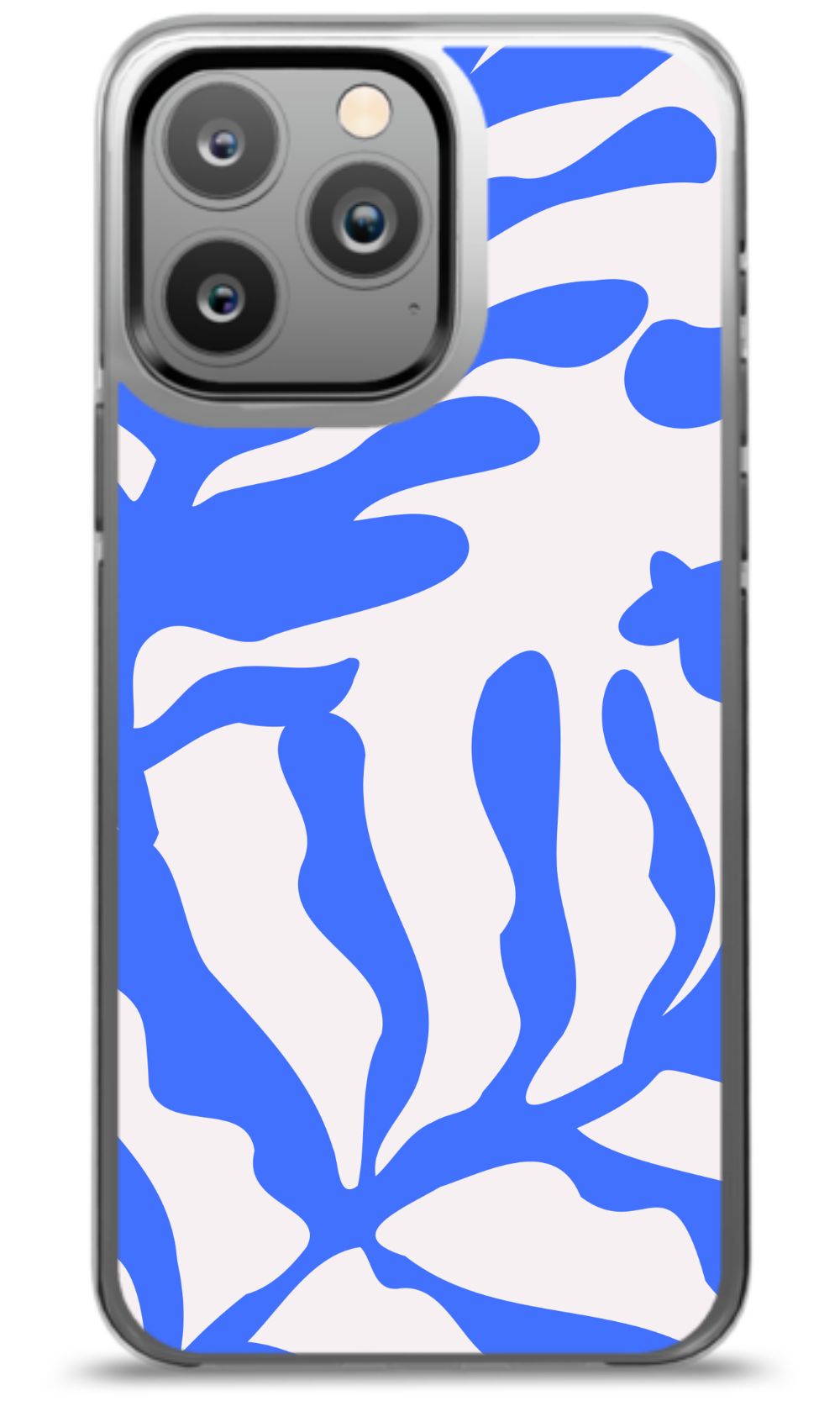 Blue Abstract Waves Phone Case