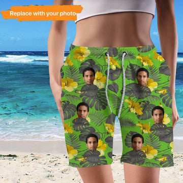 Customizable Hawaiian Short Friendship Gift Beach Short,BS-WF-524