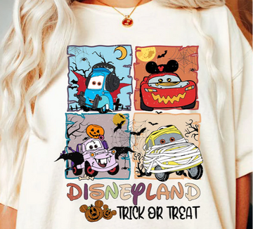 Disneyland Trick Or Treat Halloween Spooky Vibes T-Shirt,TS-CT-804