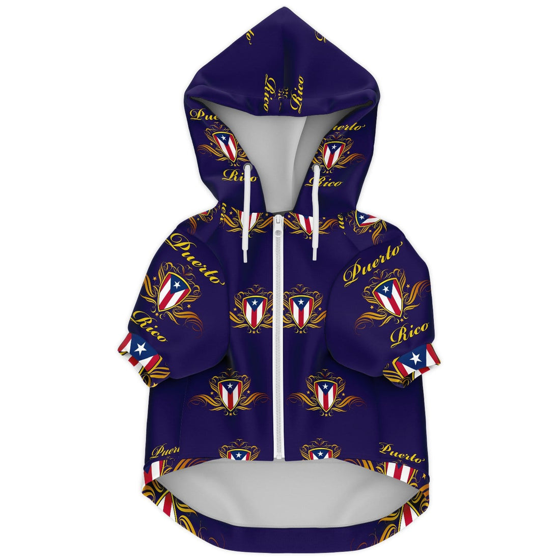 modern Puerto Rican crest hoodie