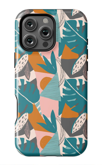 Abstract Tropical Vibes Phone Case