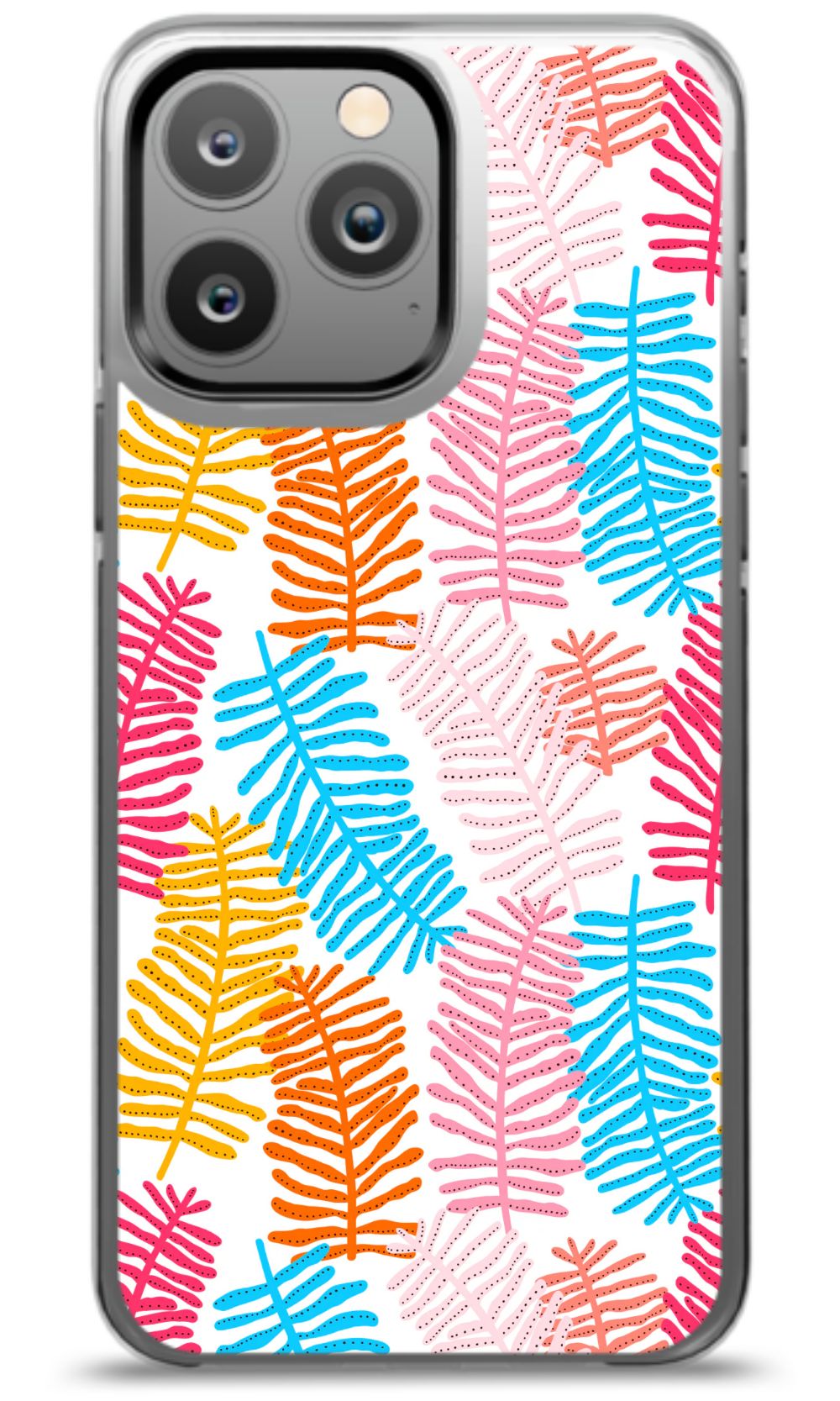 Colorful Fern Pattern Phone Case