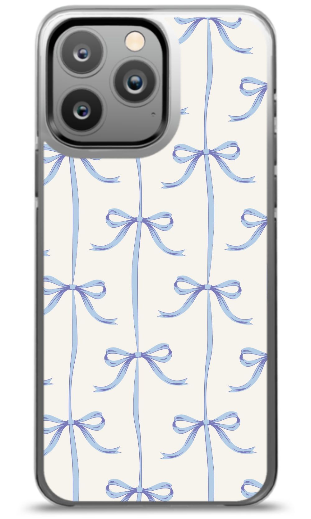 Blue Bow Charm Phone Case