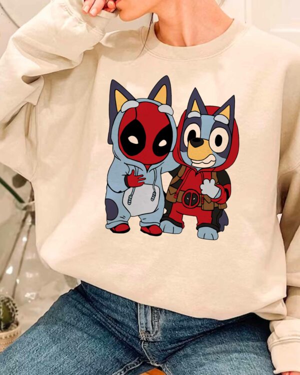 Bluey Dead Pool T-shirt,Crewneck,Hoodie,TS-CT-741