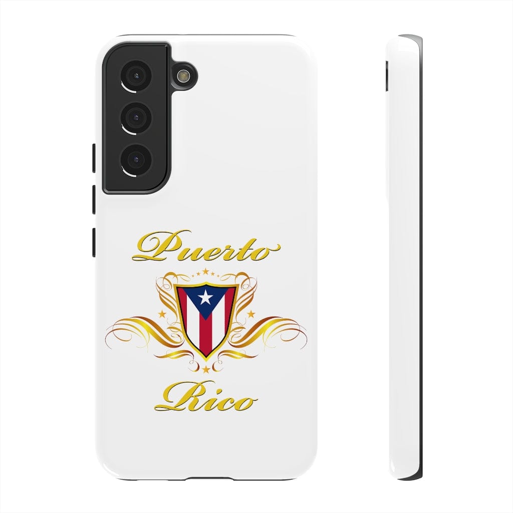 Custom Phone Cases - Classic Crest White