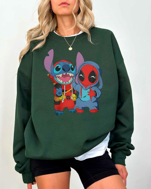 Cute Stitch Deadpool T-shirt,Crewneck,Hoodie,TS-CT-744